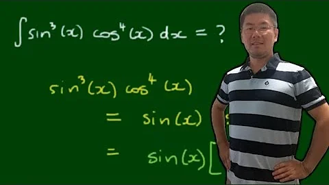 How to Integrate ∫sin^3(x)cos^4(x)dx