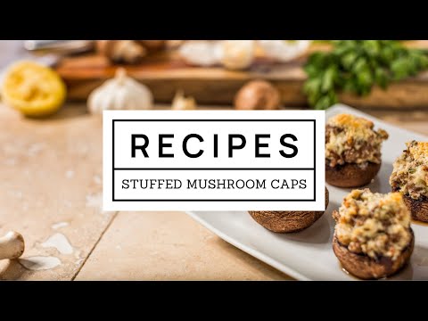 plant-based-recipe:-stuffed-mushroom-caps