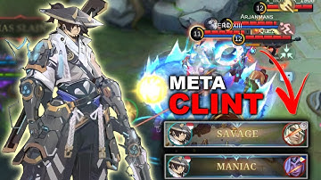 SAVAGE CLINT META IS REAL | TOP 1 GLOBAL CLINT BUILD | MLBB
