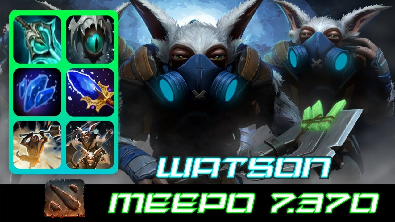 Watson Game Watson is trying to win a very tough game on Meepo #cybersport #gamer # ...