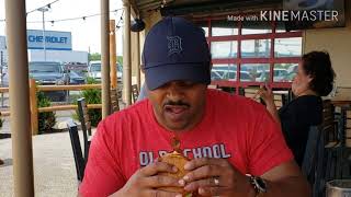 First Bite Burgers review of the billionaire bacon burger at Twin Peaks Restaurant