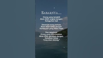 Sabarnya orang yang tersakiti #shortvideo #quotes #motivasi #shorts