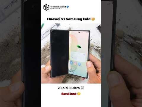 Huawei fold Vs Samsung fold☠️# Durability/Bend test🤯#Will it Survive 🤔
