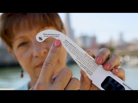 Eclipse Total de Sol | Cómo usar gafas protectoras durante un eclipse de sol