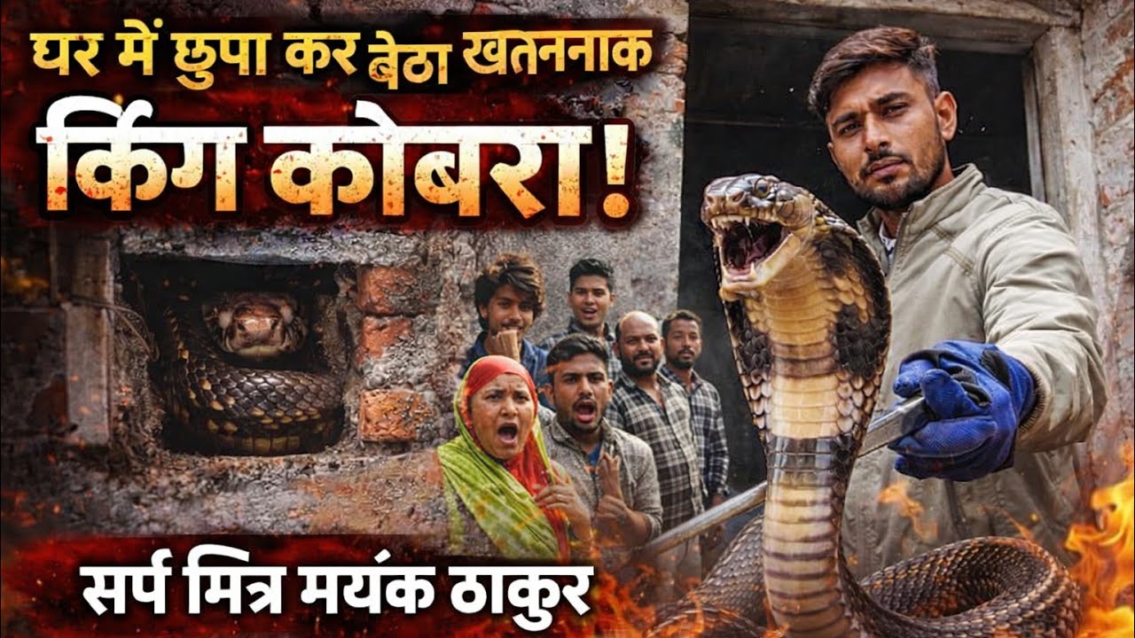 ऐसे वीडियो को पूरा जरूर देखिए, घर में एसे स्थान पर कोबरा छिपा था जिसे देखकर होश उड़ गए!😱Snake Rescue