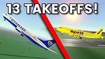 13 Types of Takeoffs in PTFS ( Roblox PTFS )