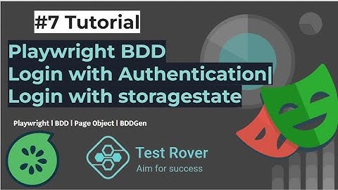 PLaywright bdd | Login with Storage state | Setup Authentication | Playwright test runner
