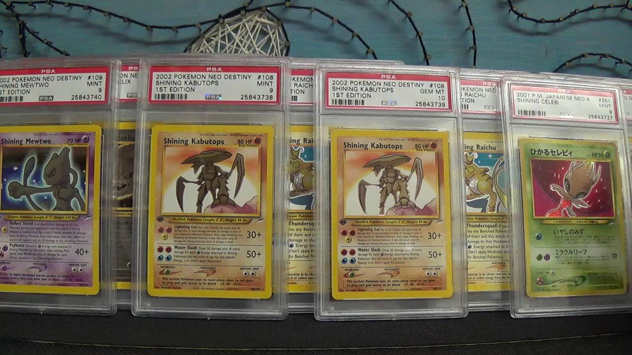PSA Returns! Shining Charizard + 1st Editions + Japanese Gem Mint