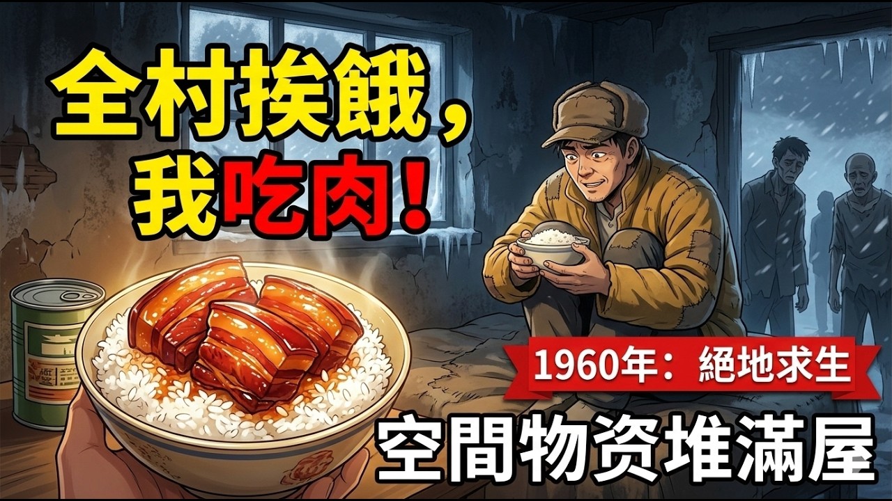 [一口氣看完] 穿越60年大飢荒，全村為了一個糠團子搶破頭，我卻在破棉被裡偷吃紅燒肉罐頭？頂級採購員的空間逆襲之路！ | Procurement Legend | 一口氣看完 | 年代文