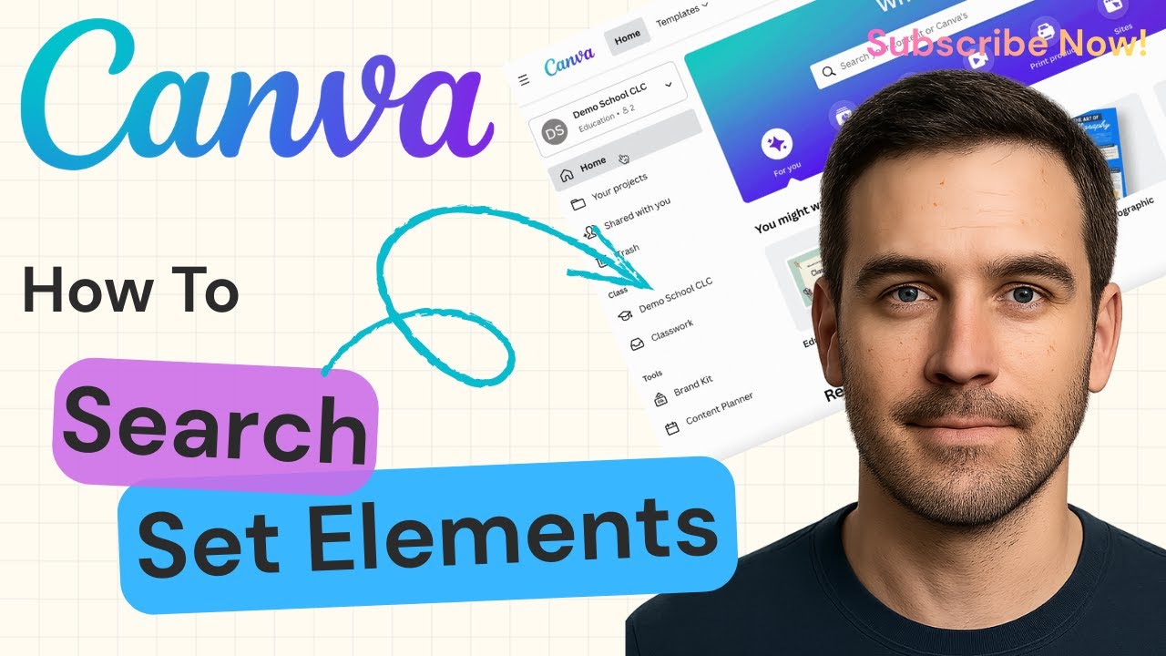How to Search Set Elements in Canva | Canva Elements Search 2026 - YouTube