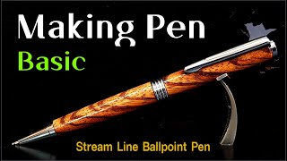 HOW TO make a wood "ballpoint pen"