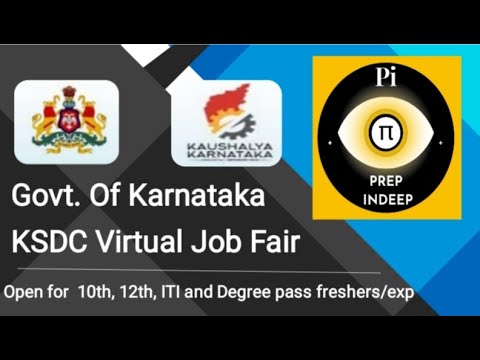 Virtual Job Fair | Govt. Of Karnataka | Karnataka Skill Development Corporation | 27,28,29 May 2021