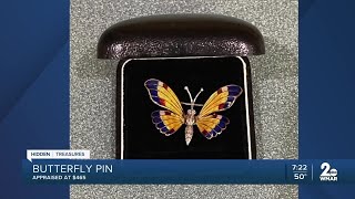 Hidden Treasures:  Butterfly Pin