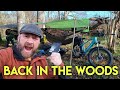 Bushcraft it aint  back in the woods hammock camp  bikepacking the isle of wight