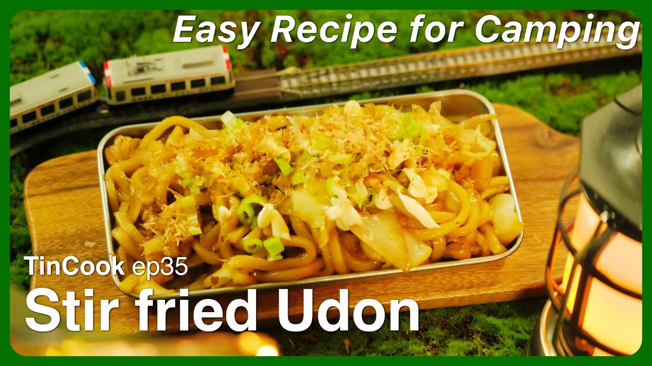 🏕️ Camping Cooking Stir Fried Udon with Mess tin 🍜 YouTube