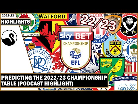 Championship Table Prediction 2022/23! - YouTube