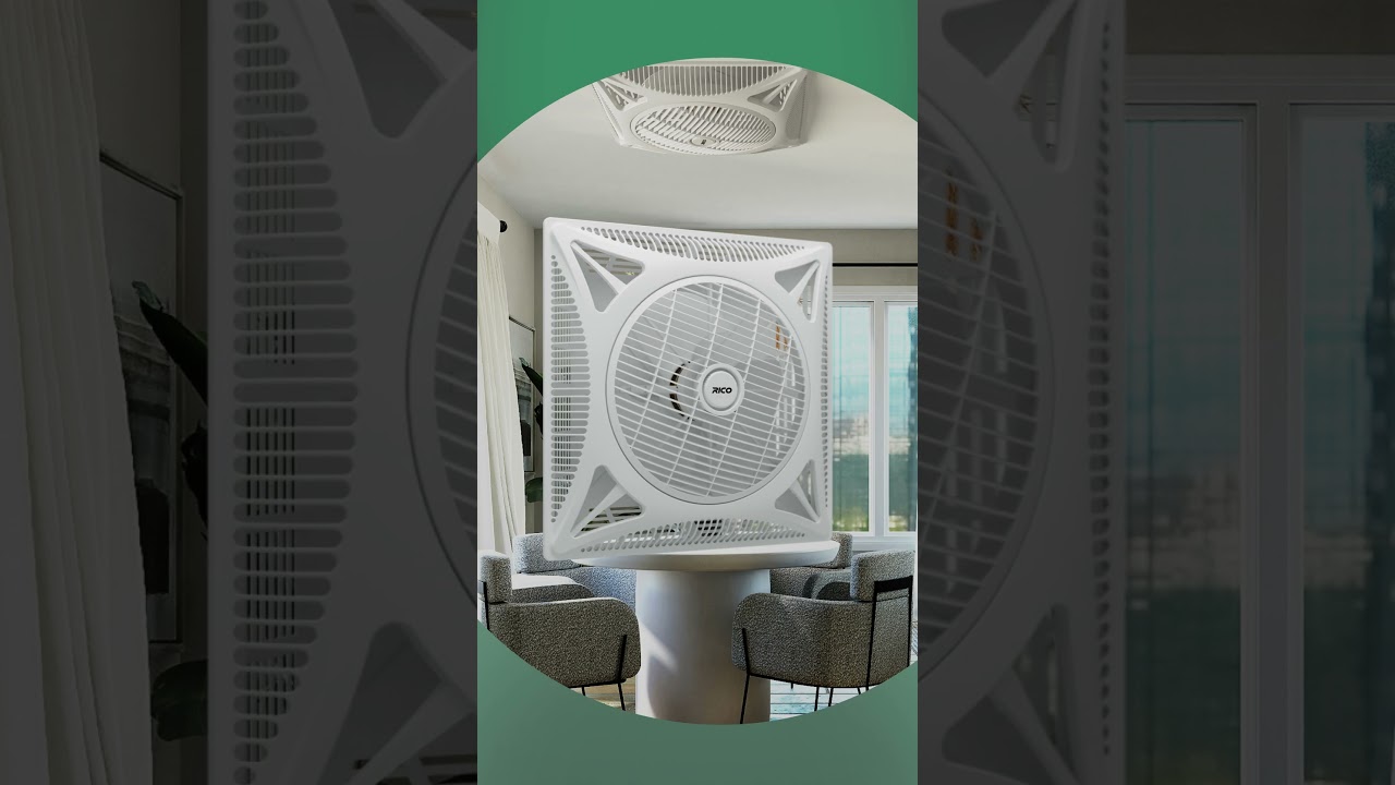 Modi 60×60 Box Ceiling Fan (14 Inch) With 4 Led Lights Remote Control
