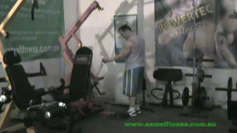 Powertec Leverage Gym Supplementary Dumbbell Movements at www.samsfitness.com.au