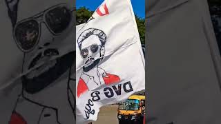 D Boss Movie Craze Darshan Fans D Boss Flag 