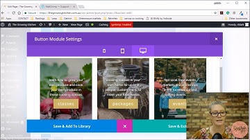 How to add link with buttons and in text WordPress and Divi Theme
