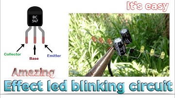 Effect led blinking circuit #easyproject4u #diy #ledblinking