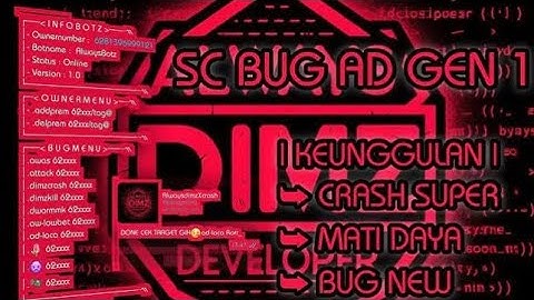 SC BUG GANAS TEMBUS ALL WA TERBARU 2024 | SC BOT WA FREE | SC BUG SUPER GANAS | #scbot #scriptbotwa