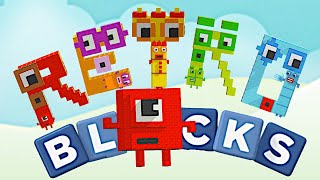 Numberblocks Intro Song But Retro with Spilling - Retro Blocks