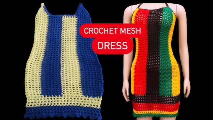 CROCHET RASTA DRESS | crochet summer dress tutorial - YouTube