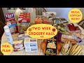 Two Week Grocery Haul / Meal Plan / Frugal Recipe