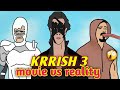 Krrish 3 movie vs reality  hrithik roshan l 2d animation  nikolandnb