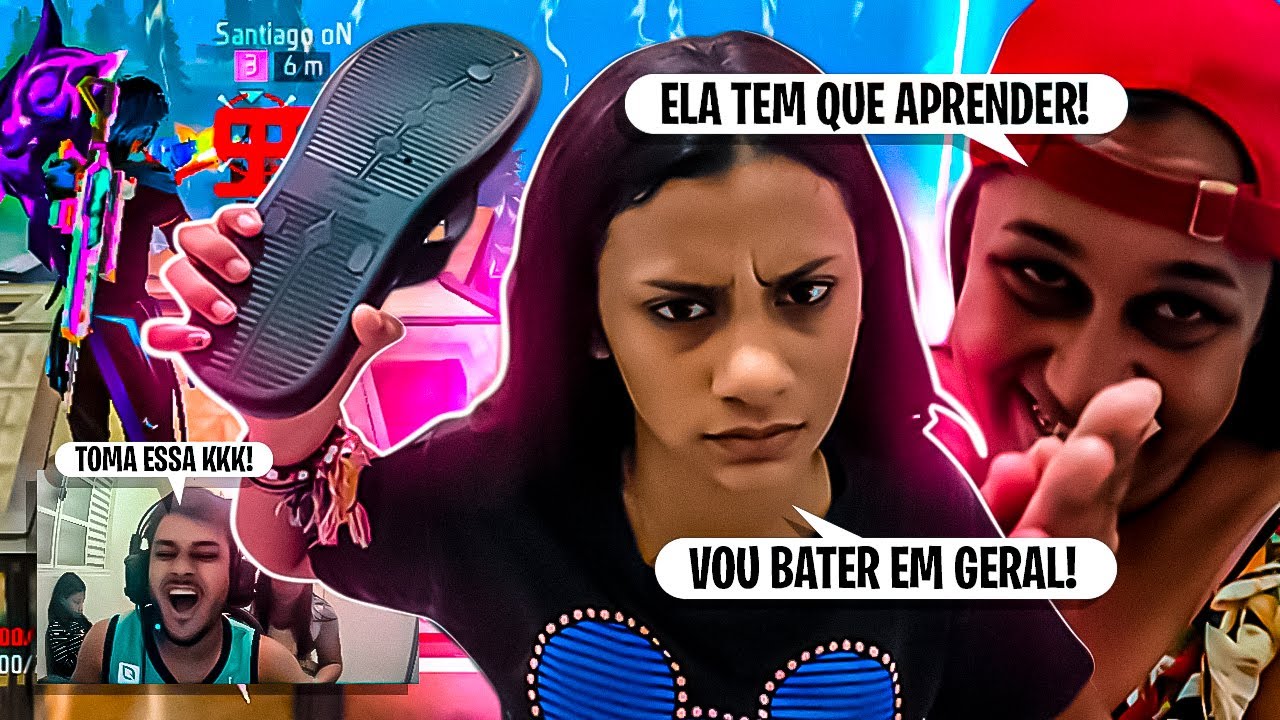 EU E MINHA MÃE TROLLAMOS MINHA IRMÃ NO X1 USANDO O NOVO PERSONAGEM MAIS APELÃO DEU RUIM! FREE FIRE!😭