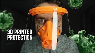 DIY 3D Printed Face Masks and over Protective equipment to make. - Anet ET4 printer unboxing.