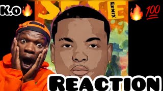 K.O - SETE REMIX (Official Audio) ft. Young Stunna, Diamond Platnumz, Oxlade | REACTION |