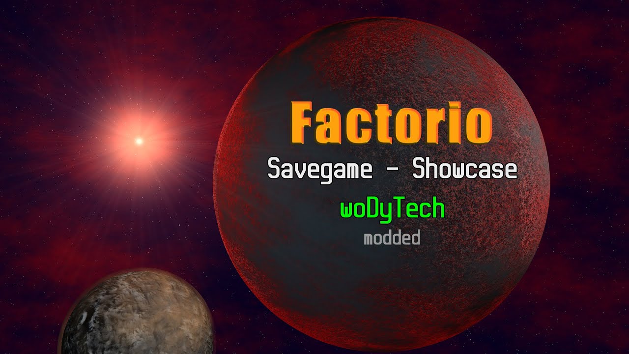 Factorio - Show and Walk around in Savegame (woDyTech) - YouTube