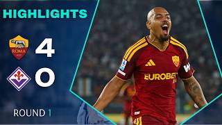 Roma - Fiorentina | 4-0 | Highlights | Serie A 2026-27 | roma fiorentina