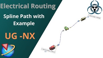 Siemens Unigraphics NX- Electrical Routing/Wiring and Harness || Spine path with example