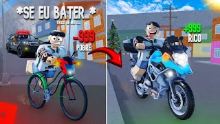 TODA VEZ QUE EU BATER MINHA MOTO EVOLUI💥🏍️ | [ROBLOX] [ROLEPLAY]