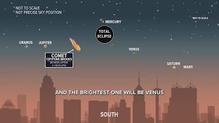 Rare comet may be visible during upcoming solar eclipse