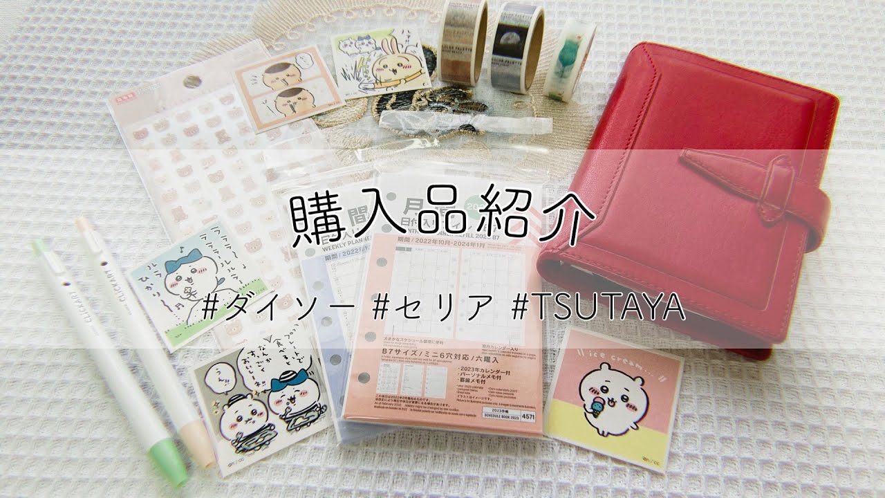 【100均】購入品紹介と、能率手帳復活のおはなし【手帳】