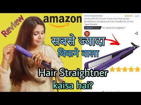 Amazons most reviewed Hair straightener Review & Demo| Havells Hs4101 straightener | Missbeautypie