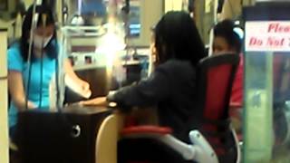 Girls getting fancy nails