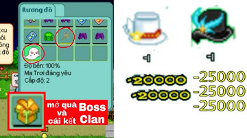 Vô Tình Mở Quà Clan Khi Đi Nâng Mũ Ảo Thuật Đa Tài và cái kết... Nâng ATQN, ATDT | Avatar 2D Teamobi