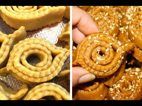 اروع شباكية في الفرن ناجحة مع اسهل طريقة تشباك#وصفات رمضانية Chebakia au four-Recette de Ramadan