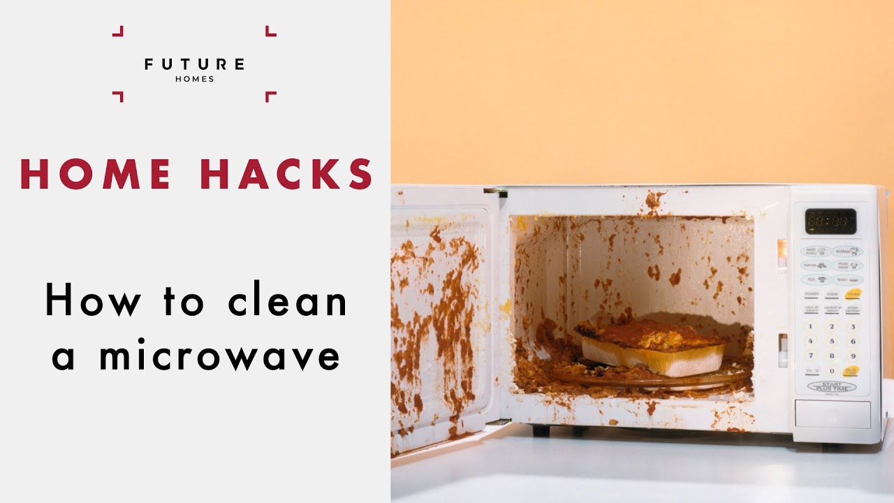 How to clean a microwave 