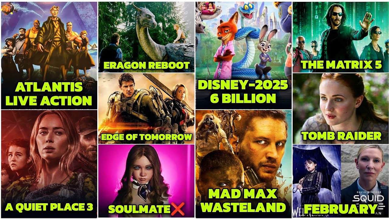 Atlantis : Mad Max : Eragon : Matrix 5 : Quiet Place 3 : Daredevil : Edge of Tomorrow : Marvel News