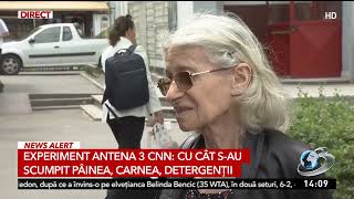 Experiment Antena 3 Cnn Cu Cât S-Au Spit Pâinea, Carnea, Detergenții