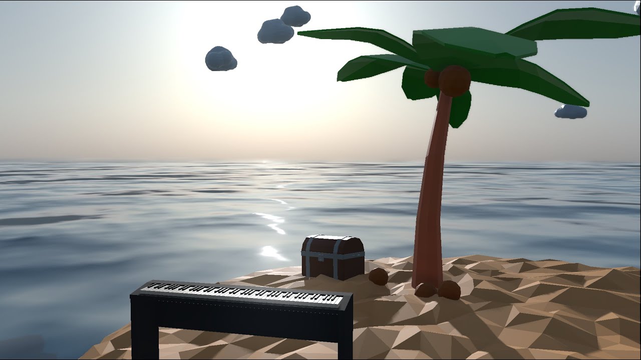 Piano Paradise - Music Visualization on Godot 4