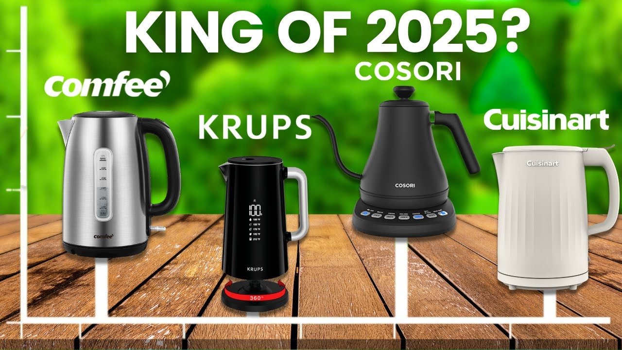 6 Best Electric Kettle 2025 - (COSORI vs KRUPS vs Cuisinart)