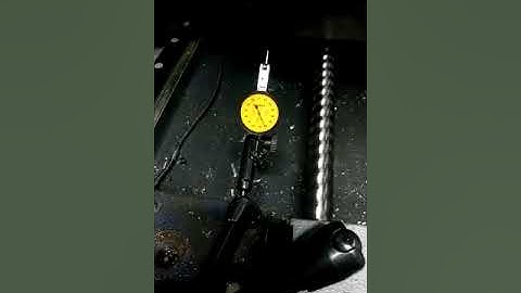 VMC machine repeatability test with dial