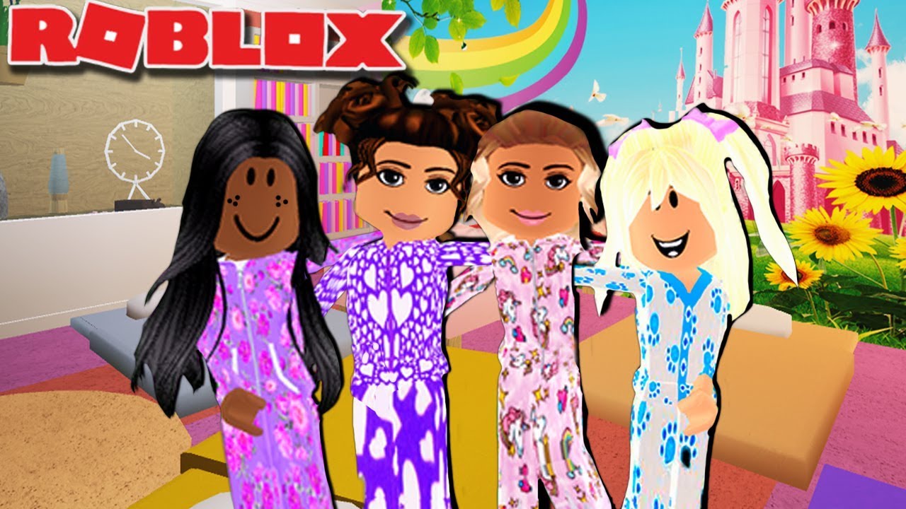 My Daughter Had A Sleepover For Her Birthday Bloxburg Family Roleplay Youtube - amberry roblox bloxburg family